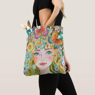 Fairy mit Blume Tasche