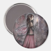 Fairy mit Candle Magnet von Molly Harrison (Vorderseite/Rückseite)