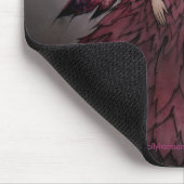 Fairy mit Feuer Mousepad von Molly Harrison (Ecke)