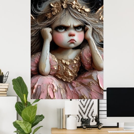 Fairy mit Höflichkeit Poster (Heimbüro)