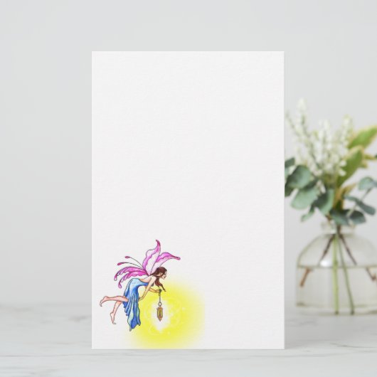 Fairy mit Lantern Briefpapier (Stehend Vorderseite)
