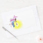 Fairy mit Lantern Rechteckiger Aufkleber (Umschlag)