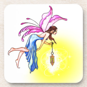 Fairy mit Lantern Untersetzer