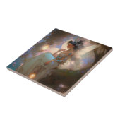 Fairy mit Lattern Fliese (Seite)