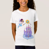 Fairy mit Schloss T-Shirt (Vorderseite)