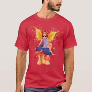 Fairy mit Schmetterlingswingen, fantasievolle Fair T-Shirt