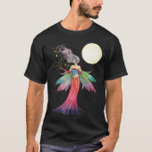 Fairy mit Sternen und Mond T - Shirt (Vorderseite)