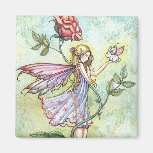 Fairy mit Tiny Bunny Fairy Magnet (Vorne)