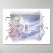 Fairy mit Unicorn D2 Poster/Print Poster (Vorne)