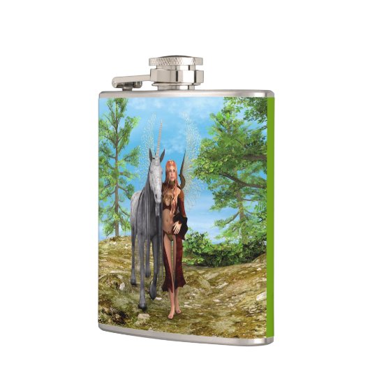 Fairy mit Unicorn Flachmann (Links)