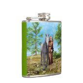 Fairy mit Unicorn Flachmann (Rechts)