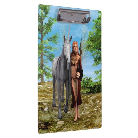 Fairy mit Unicorn Klemmbrett (Rechts)