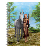 Fairy mit Unicorn Notizblock (Vorderseite)