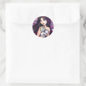 Fairy mit White Cat Sticker von Molly Harrison (Tasche)