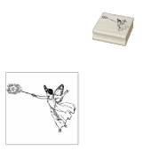 Fairy mit Zauberstab Gummistempel (Stempel)