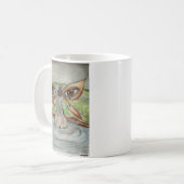 Fairy mit zerrütteten Flügeln Kaffeetasse (Vorderseite Links)
