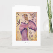 Fairy Mom Day Grußkarte von Renee Karte (Rückseite)