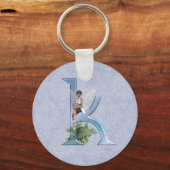 Fairy Monogram K Schlüsselanhänger (Vorderseite)