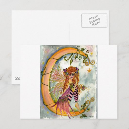 Fairy Moon Dust Postkarte (Vorne/Hinten)