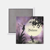 Fairy moonlit teich Magnet (Vorderseite/Rückseite)