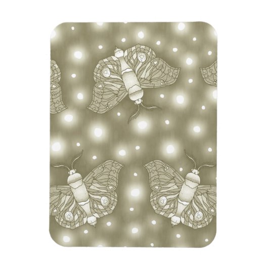 Fairy Moths Magnet (Vertikal)
