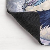 Fairy Mousepad, Midnight Blue von Molly Harrison Mousepad (Ecke)