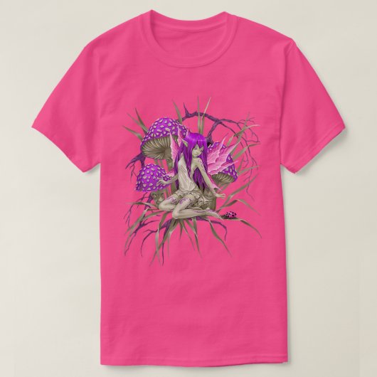 Fairy Mushroom Boyfriend Fairies Ästhetik T-Shirt (Design vorne)