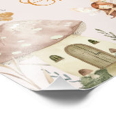 Fairy Mushroom Hütte Boho Birthday Vielen Dank Fotodruck (Ecke)