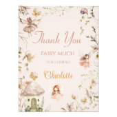 Fairy Mushroom Hütte Boho Birthday Vielen Dank Fotodruck (Vorne)