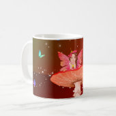 Fairy Mushroom Magic Enchanted Personal Kaffeetasse (Vorderseite Links)