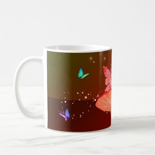 Fairy Mushroom Magic Enchanted Personal Kaffeetasse (Links)