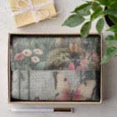 Fairy Mushrooms Gothic Garden Decoupage Seidenpapier (Geschenk)