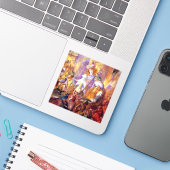 Fairy Music Aufkleber (Laptop mit iPhone)