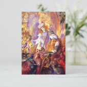 Fairy Music RSVP Karte (Stehend Vorderseite)