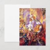 Fairy Music RSVP Karte (Vorne/Hinten)