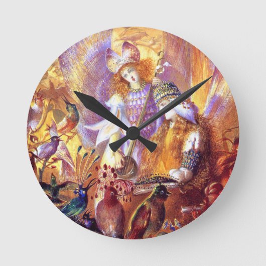 Fairy Music Runde Wanduhr (Vorderseite)