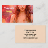 Fairy nah-up Flügel Fantasy Girl Visitenkarte (Vorne/Hinten)