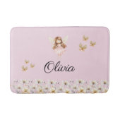 Fairy Niedlich Garden Verzauberter Personalisierte Badematte (Vorderseite)