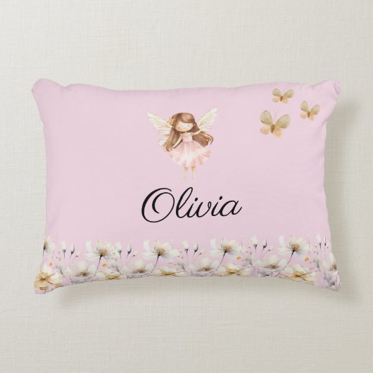 Fairy Niedlich Garden Verzauberter Personalisierte Dekokissen (Vorderseite)