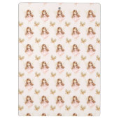 Fairy Niedlich Garden Verzauberter Personalisierte Klemmbrett (Rückseite)