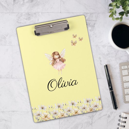 Fairy Niedlich Garden Verzauberter Personalisierte Klemmbrett