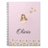 Fairy Niedlich Garden Verzauberter Personalisierte Notizblock (Vorderseite)