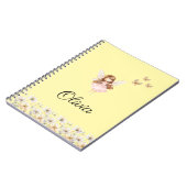 Fairy Niedlich Garden Verzauberter Personalisierte Notizblock (Linke Seite)