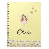 Fairy Niedlich Garden Verzauberter Personalisierte Notizblock (Vorderseite)