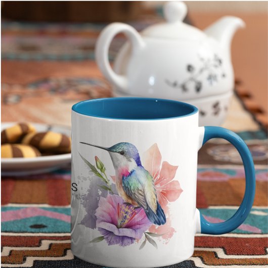 Fairy Niedlich Hummingbird for Bird Lovers Individ Zweifarbige Tasse