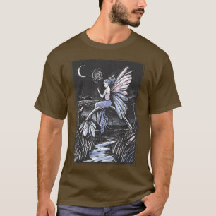 Fairy Night Fairycore Fantasy Magic Nature Fairywa T-Shirt