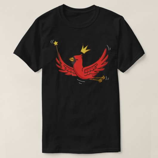 Fairy Northern Kardinal Wildlife Mystical Bird Fai T-Shirt (Design vorne)