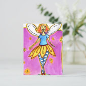 Fairy Notes Postkarte (Stehend Vorderseite)