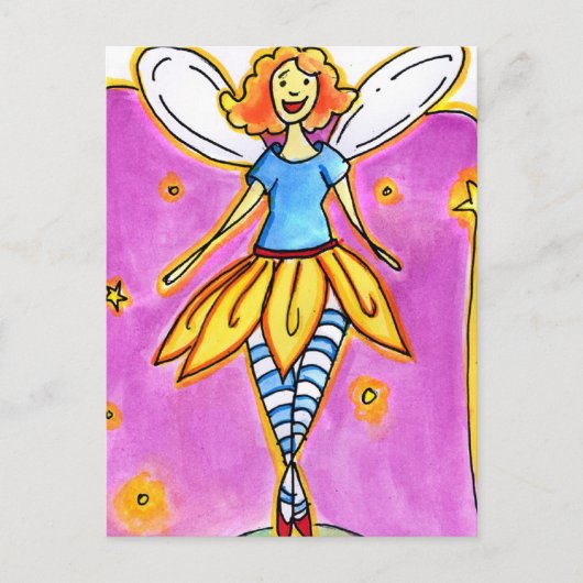 Fairy Notes Postkarte (Vorderseite)