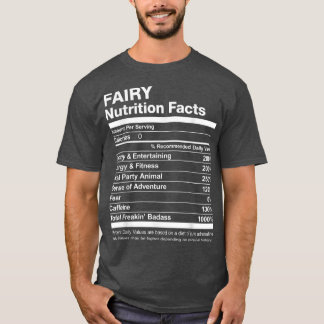 Fairy Nutrition Fakten Name Funny T-Shirt